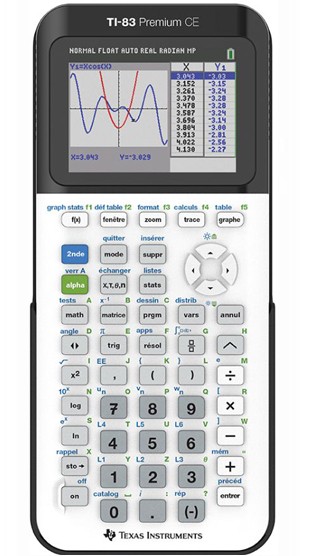 Calculatrice TI 83 Premium CE ✔️ 72,95 €